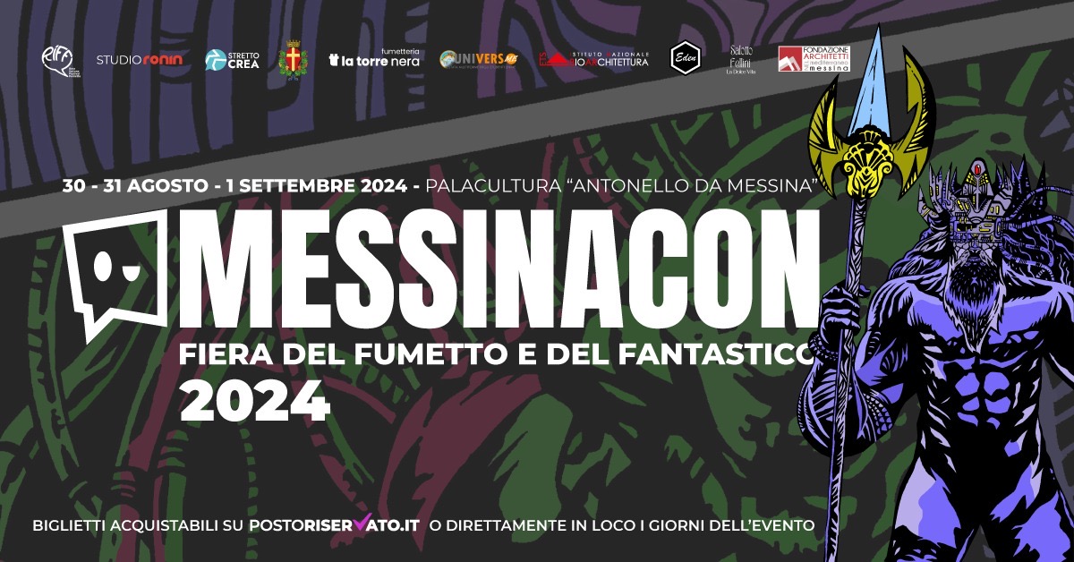 “MessinaCon-Fiera del fumetto e del fantastico”: lunedì 22 luglio a palazzo Zanca conferenza stampa di presentazione 