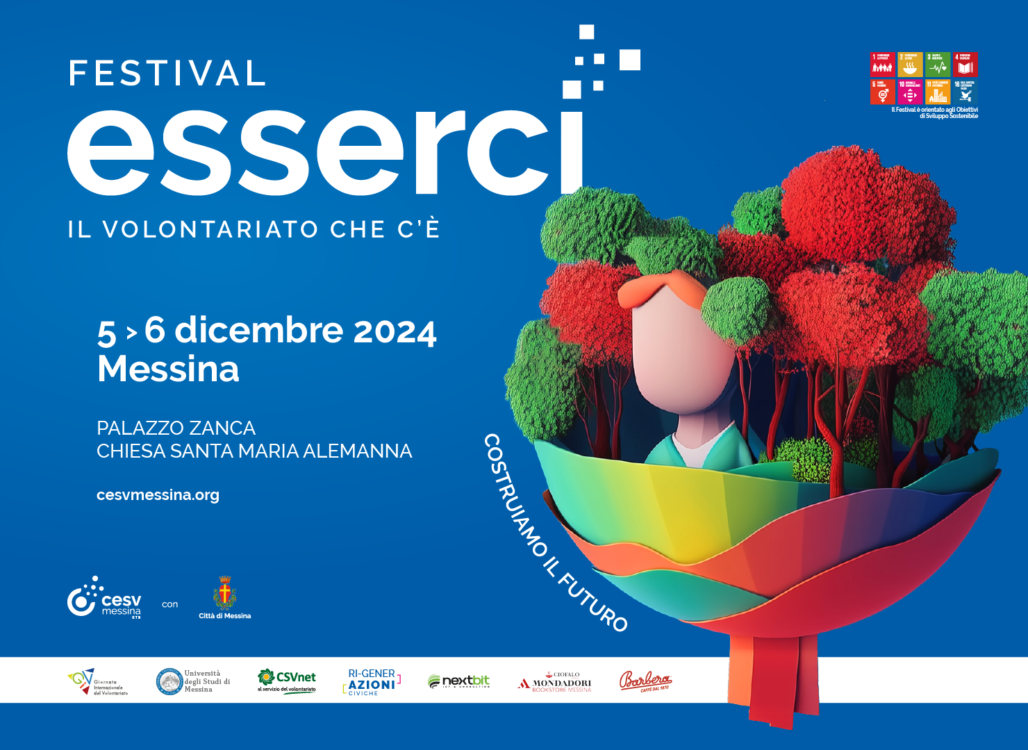 "EsserCi Festival. Il volontariato che c’è. Costruiamo il futuro": giovedì 28 novembre conferenza stampa di presentazione a palazzo Zanca