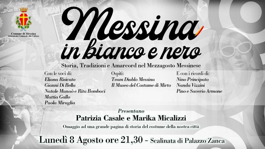 Scalinata Palazzo Zanca: questa sera “Messina in Bianco e Nero” omaggio a una pagina di storia della Città