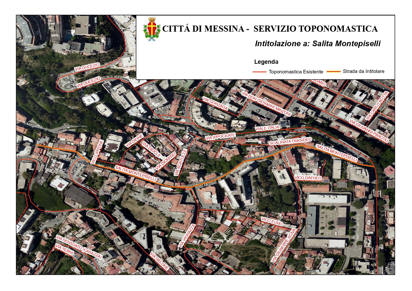 Intitolazione di un tratto del Viale Italia in "Salita Montepiselli"