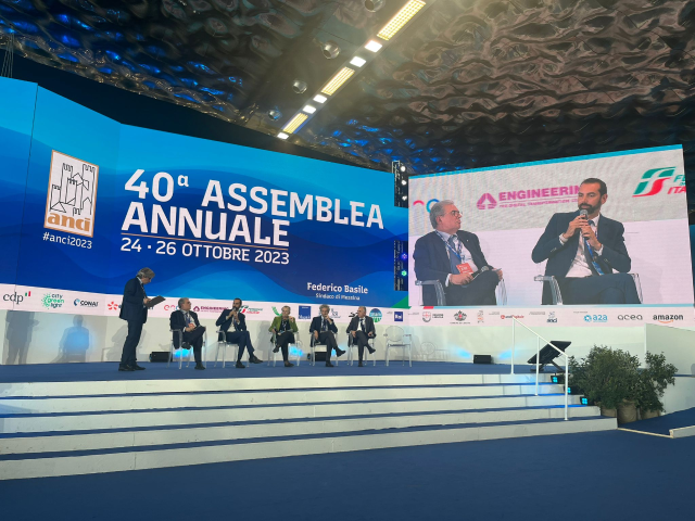 Il sindaco Federico Basile presente a Genova alla 40^ Assemblea nazionale ANCI  