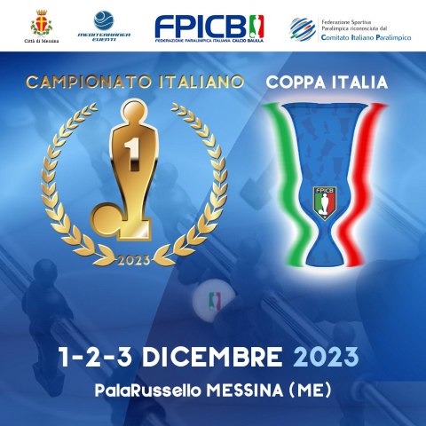 Dall’1 al 3 dicembre Messina ospiterà la Coppa Italia e il Campionato Italiano Assoluto di Calcio Balilla paralimpico 