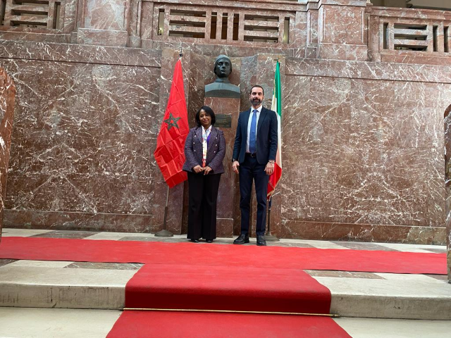 La Console generale del Marocco in visita di cortesia a palazzo Zanca 