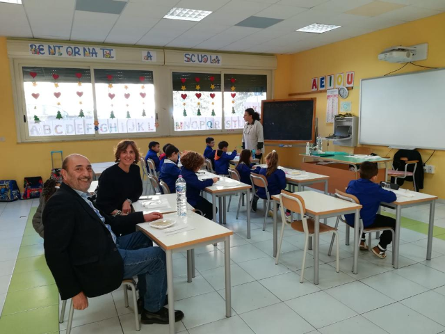 L’assessore alla Pubblica istruzione all’Istituto Comprensivo Santa Margherita “Simone Neri” 