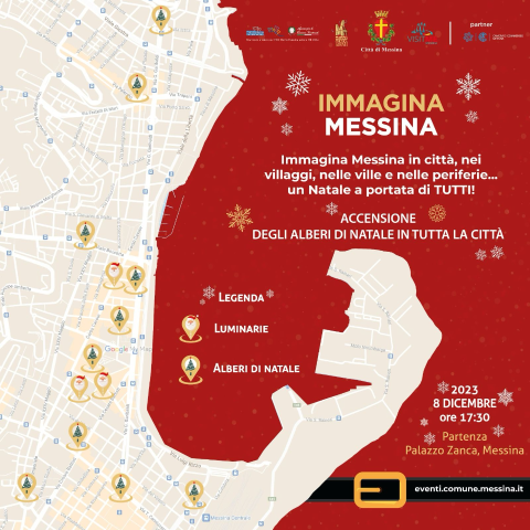 Messina: l’8 dicembre l’avvio del Natale con l’accensione degli Alberi