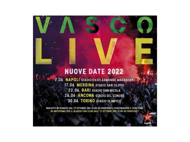 Concerto Vasco Rossi venerdì 17 giugno: divieto di vendita di bevande alcoliche, lattine e contenitori di vetro