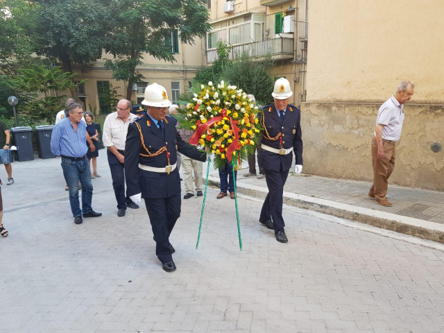 Commemorazione pubblica in memoria di Giorgio Boris Giuliano: presente l'Assessore Mondello in rappresentanza dell'Amministrazione Comunale