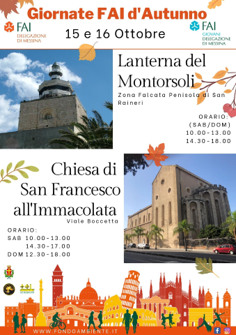 XI edizione delle Giornate FAI d’Autunno: domani conferenza stampa di presentazione a Palazzo Zanca