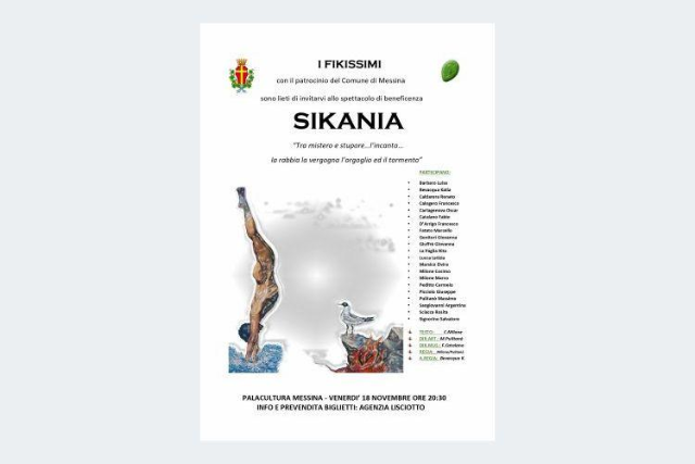 "Sikania - Spettacolo di beneficenza": domani a Palazzo Zanca conferenza stampa di presentazione