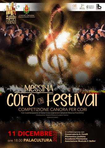 "MESSINA CORO FESTIVAL": appuntamento domenica 11 al Palacultura