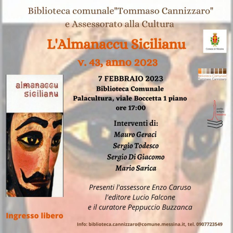 Domani alla Biblioteca comunale Cannizzaro la presentazione del nuovo numero dell’Almanaccu Sicilianu