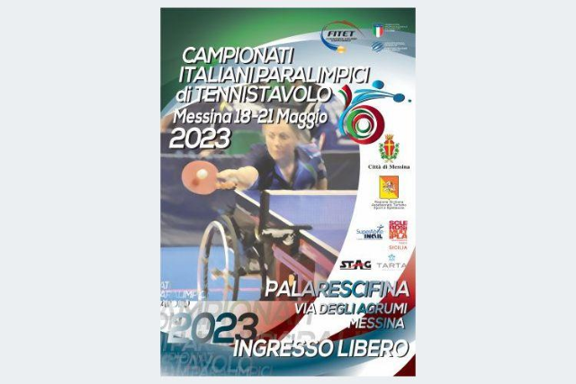 Domani conferenza stampa di presentazione dei campionati italiani paralimpici di tennistavolo in programma al PalaRescifina