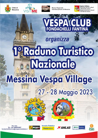 Raduno nazionale turistico "Vespa Club Italia" domani e domenica 28 in piazza Unione Europea