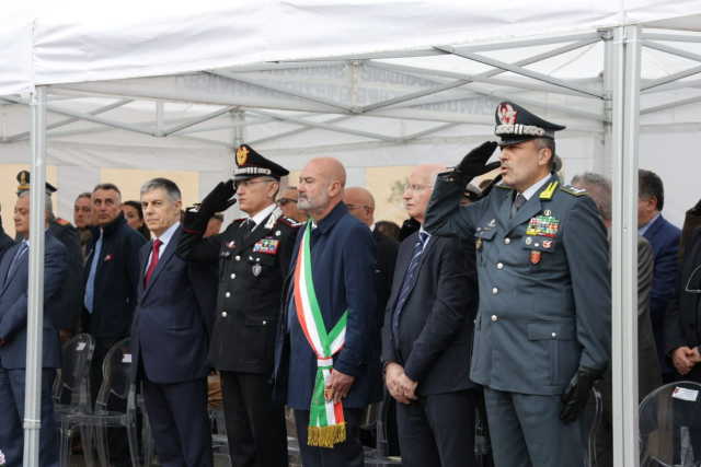 Cerimonia di inaugurazione dei locali della Caserma "S. Cutugno" della Guardia di Finanza 