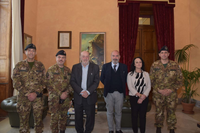 Toni Capuozzo in visita al Comune di Messina