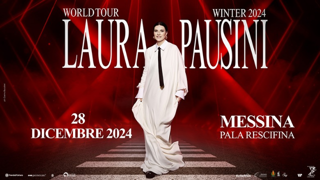 Messina, Laura Pausini in concerto al PalaRescifina il 28 dicembre prossimo