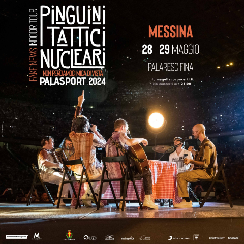 Messina, i Pinguini Tattici Nucleari il 28 e il 29 maggio al PalaRescifina 
