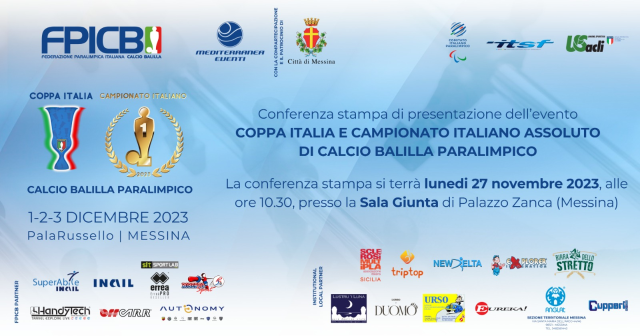 Lunedi 27 a palazzo Zanca conferenza stampa di presentazione dell’evento “Coppa Italia e Campionato Italiano Assoluto di Calcio Balilla paralimpico” 