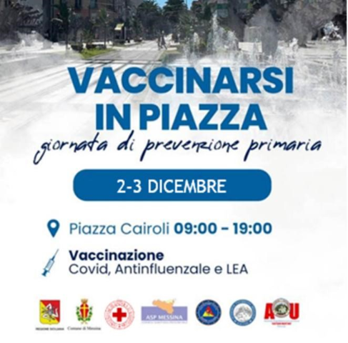 Sabato 2 e domenica 3 dicembre la campagna vaccinazione antinfluenzale gratuita 