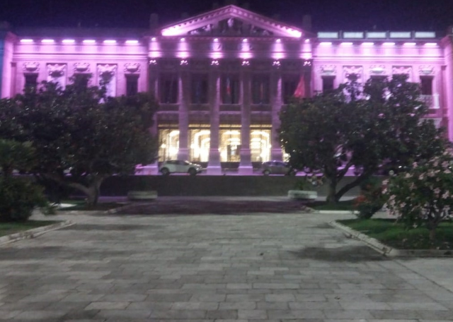 Messina, Giornata nazionale del Fiocchetto Lilla: illuminazione per palazzo Zanca