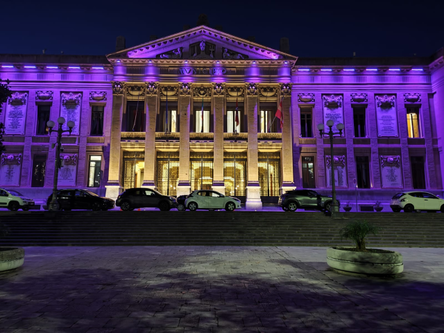 Messina: Giornata Internazionale dell’epilessia, palazzo Zanca si colora di viola 